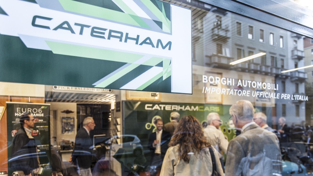 Caterham Cars opens new showroom in Italy
