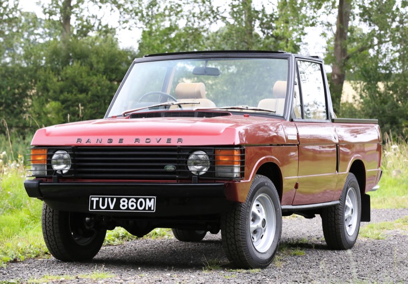 RARE RANGE ROVER CONVERTIBLE HEADS TO NEC CLASSIC MOTOR SHOW SALE AUCTION