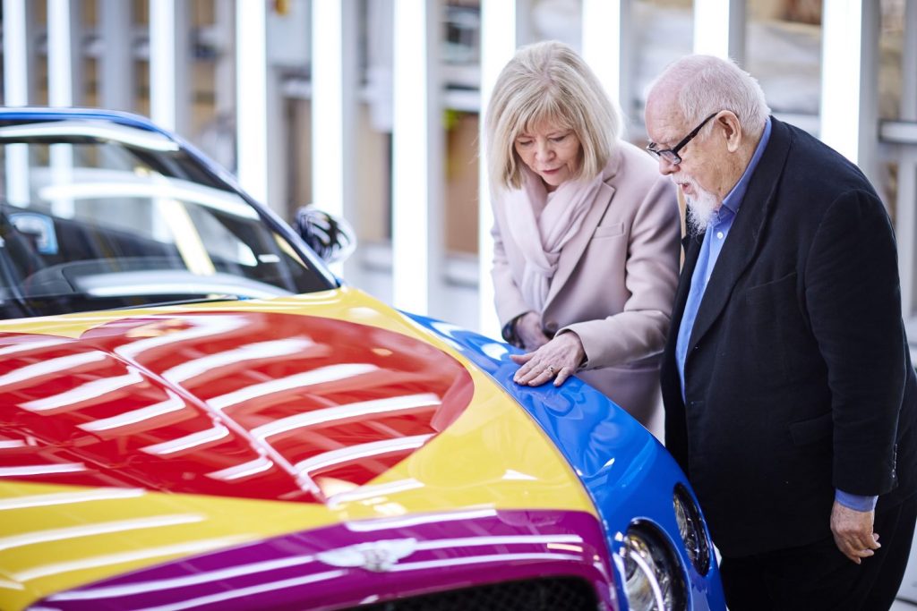 Sir Peter Blake Pop Art Bentley set to raise thousands for Charity (1)