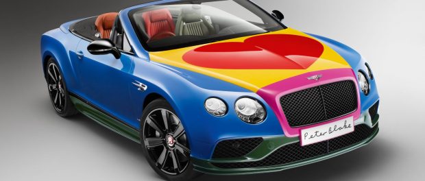 Sir Peter Blake Pop Art Bentley set to raise thousands for Charity