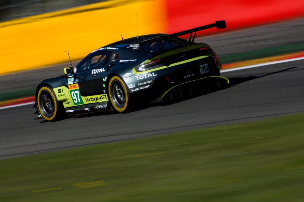 Aston Martin Qualifies in Pole Position for Spa-Francorchamps
