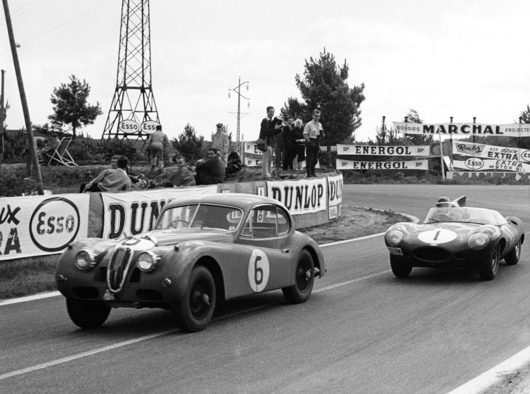 Le Mans Jaguar XK 140 PWT 846