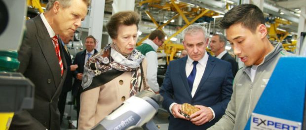 HRH The Princess Royal Opens New Bentley Motors Research and Development Centre