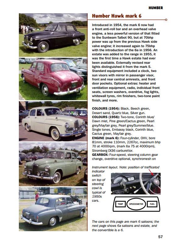 ROOTES CARS OF THE 1950S, 1960S & 1970S – HILLMAN, HUMBER, SINGER, SUNBEAM & TALBOT – A PICTORIAL HISTORY