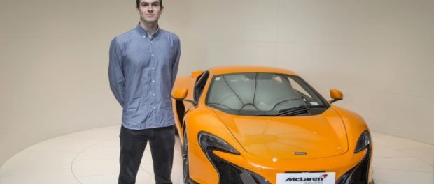 McLaren awards its first international internship to Andrew McLaren
