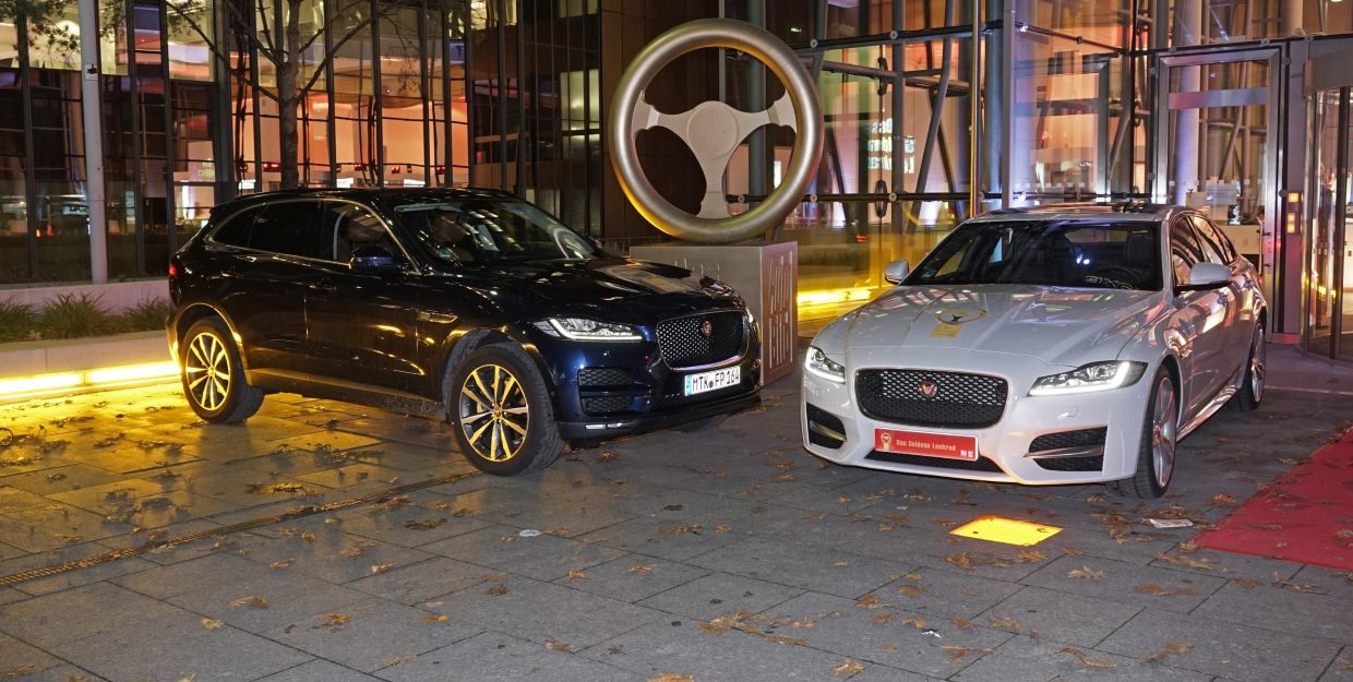 The Jaguar XF has won Germany’s top car award, the Golden Steering Wheel after being voted ‘Best Saloon’ in the Mid-Full-size category.