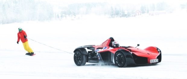 BAC Mono supercars hit the ice in Sweden