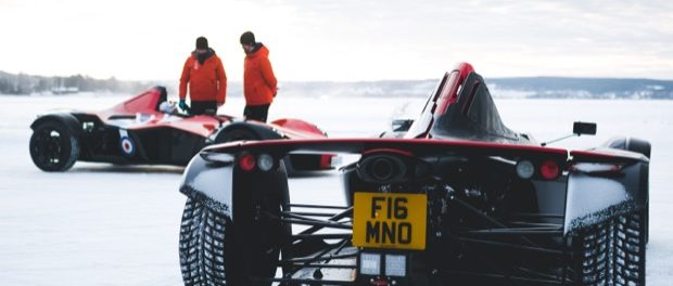 BAC Mono supercars hit the ice in Sweden