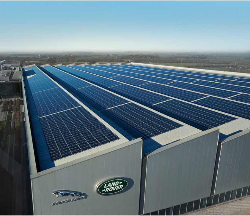 Jaguar Land Rover pledges all power to come from renewable resources