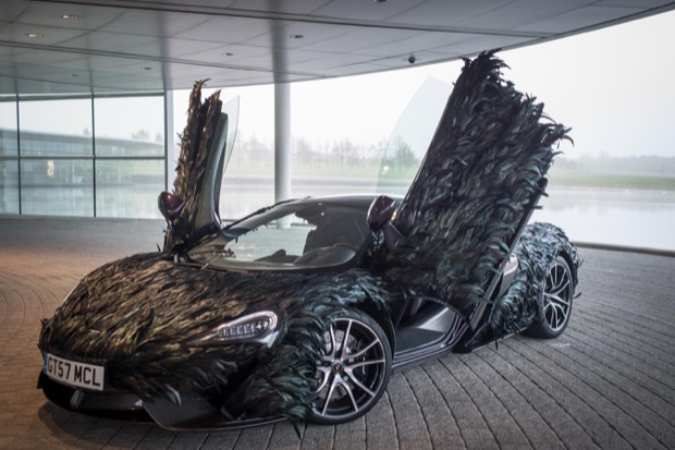 McLaren takes a flyer on new feathered body wrap