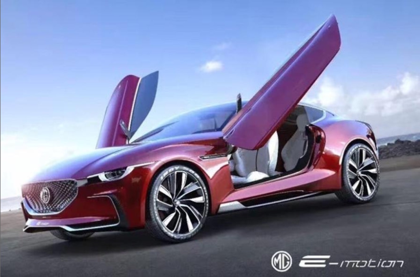 MG E-Motion Electric Supercar Concept Revealed