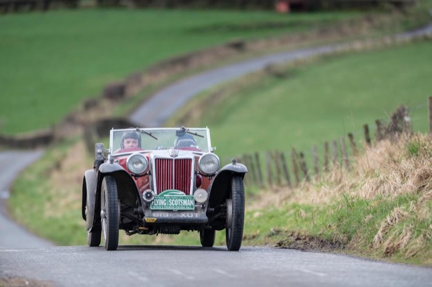 Paul Crosby and Ali Proctor Win Flying Scotsman in 1939 MG TB