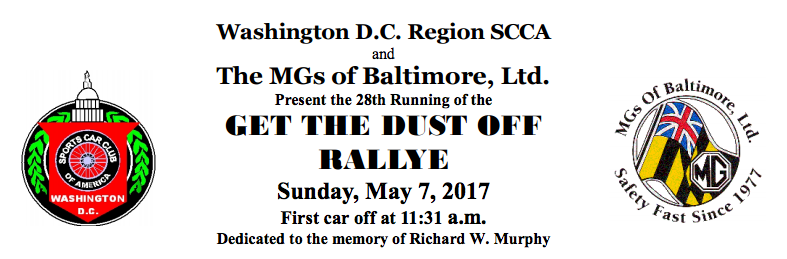 28th Annual “Get the Dust-Off” Rallye