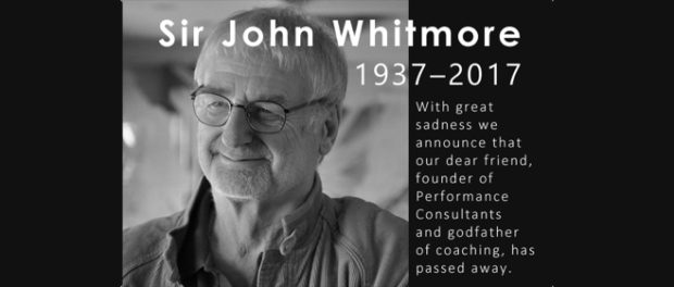 Sir John Whitmore - 1937 - 2017
