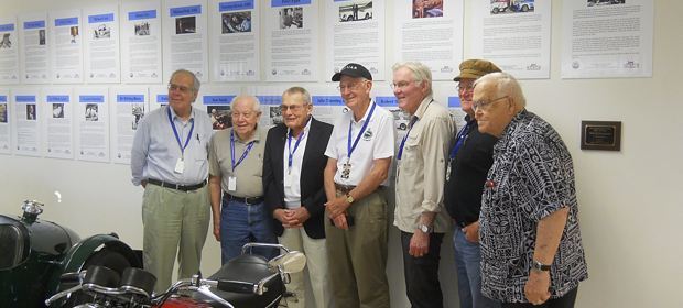 Hall of Fame - From left to right - Graham Robson, Mike Cook, Bob Tullius, Michael Dale, Peter Egan, John Twist, and Richard Knudson - In attendance but missing from this picture was Robert Johns