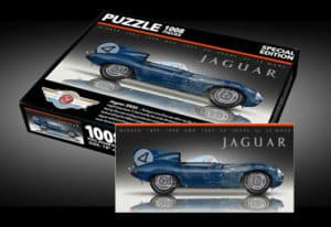 Sports Car Art - Jaguar D-Type Puzzle