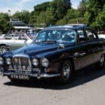 2017 Simply Jaguar Peoples Choice Runner Up Graham Woodberry in his Daimler 420