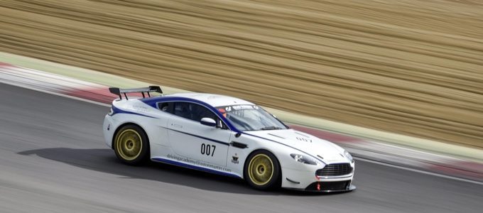 Andy Palmer has raced with the Aston Martin Owners Club this year in preparation in a standard Vantage GT4 (2)