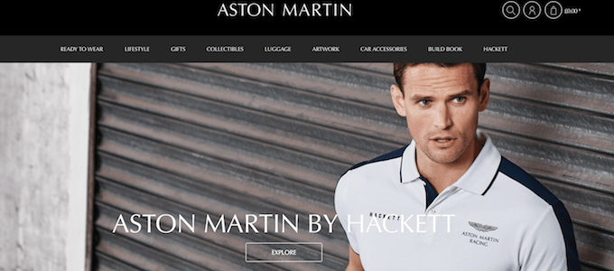 Aston Martin's Online Shop Opens Its Doors - Just British