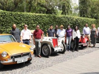 Meet and greet group shot - MG Car Club Set for Indian Expansion