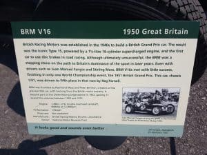BRM V16 at Beaulieu Spring Autojumble 2