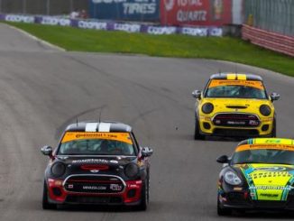 MINI JCW Team Finishes 1 - 2 in the Street Tuner Class of the Continental Tire SportsCar Challenge Series at Mid-Ohio 2