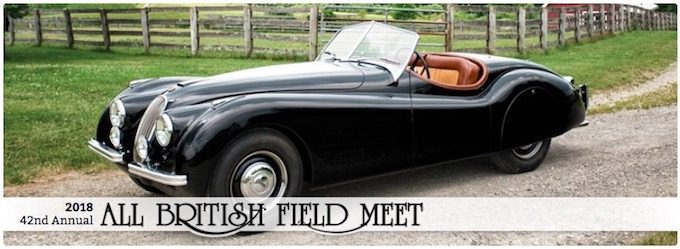 2018 Portland All British Field Meet Celebrating 42 Years Saluting Jaguar XK 120 - September 7th - 9th 2018