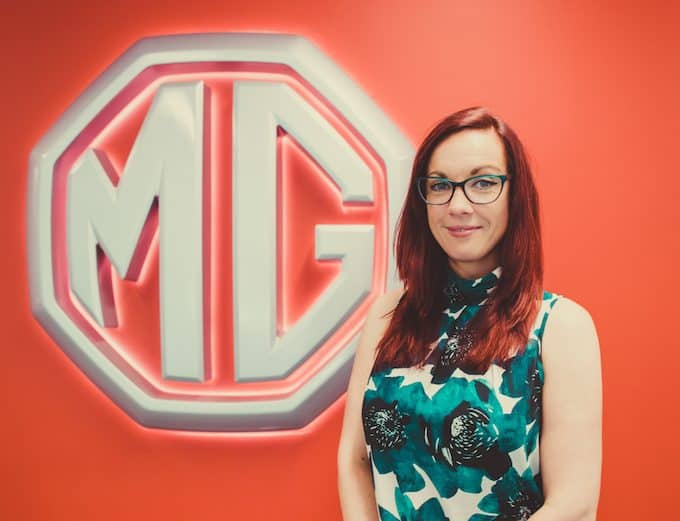 Carly Escritt - MG Motor Invests in People and Premises