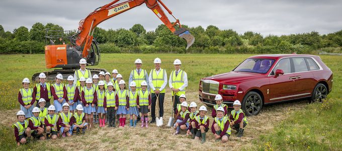 Rolls-Royce Announces New ... Parking Lot