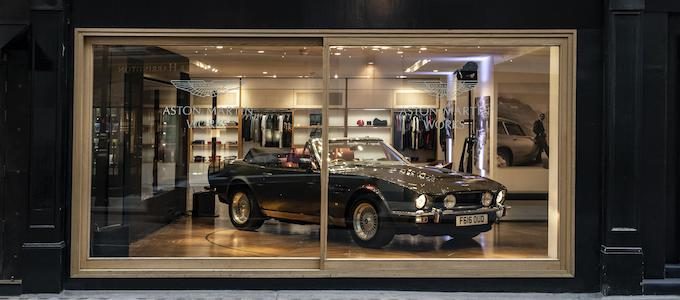 Aston Martin Works Heritage showroom opens in Mayfair