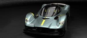 Aston Martin Valkyrie with AMR Track Performance Pack Stirling Green and Lime livery 1