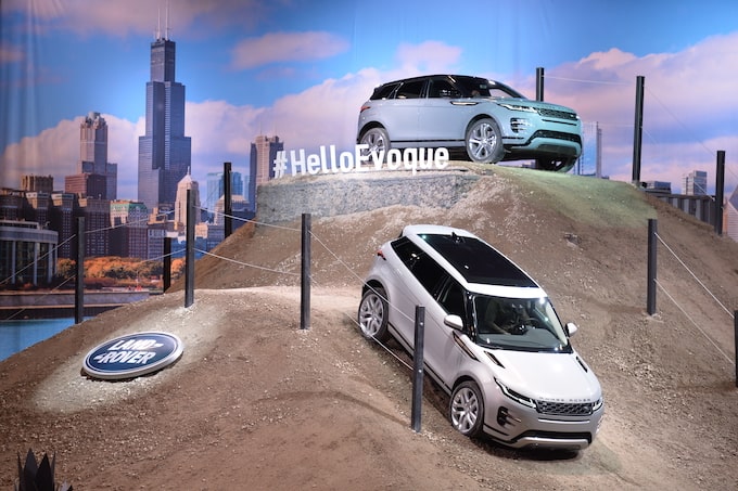 Jaguar Land Rover Debuts New Range Rover Evoque At Chicago Auto Show