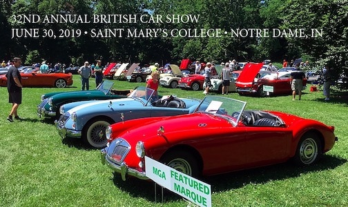 Michiana Brits 32nd Annual British Car Show - Indiana