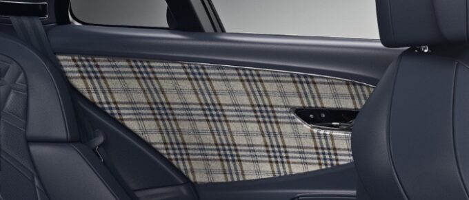 Tweed Interior Option for Bentley - door panels