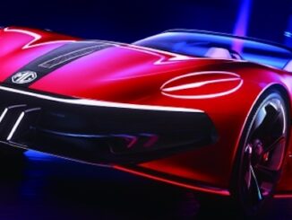 The MG Cyberster – striking sports concept to debut at Shanghai Show - Front 34 view
