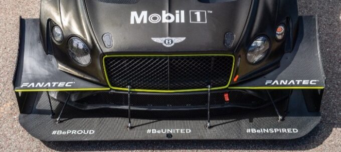 Continental GT3 Pikes Peak Livery - top down view of nose