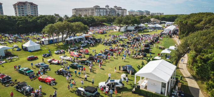 Hagerty acquires Amelia Island Concours d’Elegance - shot of 2021 show field