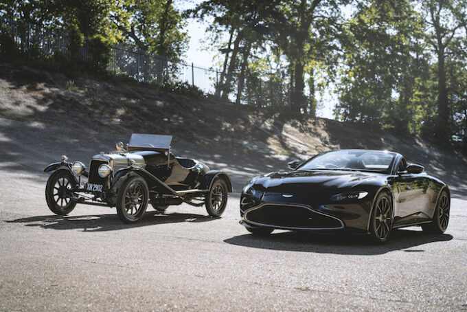 Aston Martin Vantage A3 tribute and A3 original car side by site