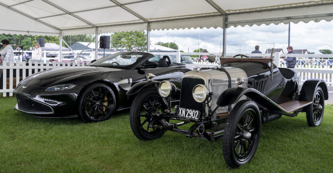 A3 and the Vantage Roadster A3 centenary edition at the Aston Martin Heritage Festival AMHT┬ Photo Max Earey