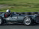 Rob Hall gives the new BRM P15 V16 Chassis No.IV its firstshake down at Blyton Race Track 7th September 2021