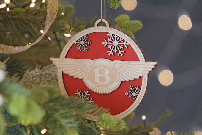 Bentley Christmas Decorations - Red B Flying Wings