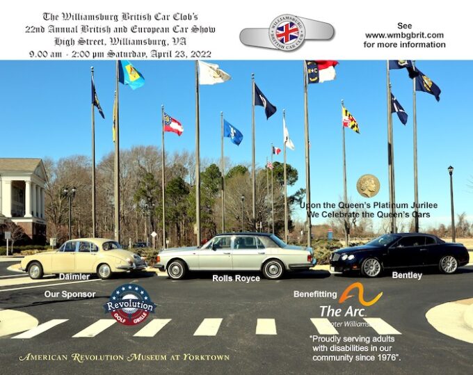 22nd Annual Williamsburg British Car Club British European Car Show 2