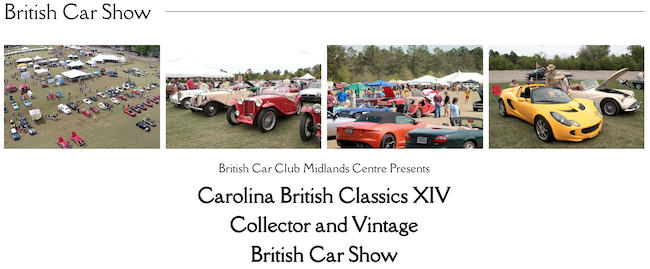 Midlands Centre British Car Classics XIV South Carolina