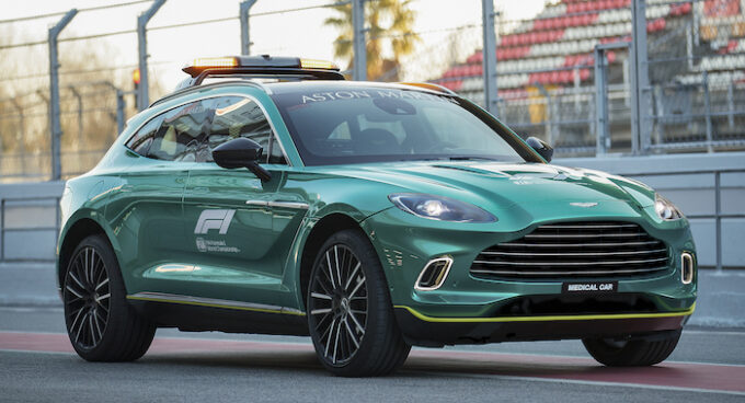 Aston Martin continues to lead the way with Official Safety Car of Formula 1
