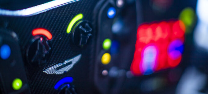 Aston Martin steering wheel