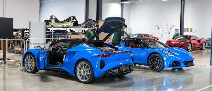 Video of Lotus's Chapman Production Centre opening ceremony at Hethel