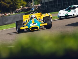 Historic racing cars competing at the 2026 Goodwood Revival