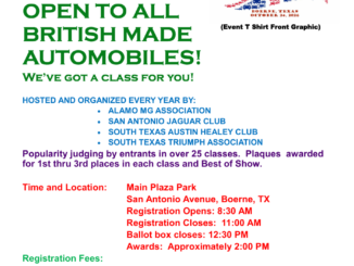 2026 South Texas All British Car Day official flyer