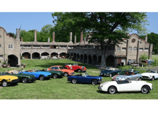 British MG cars at the TileWorks show in Doylestown