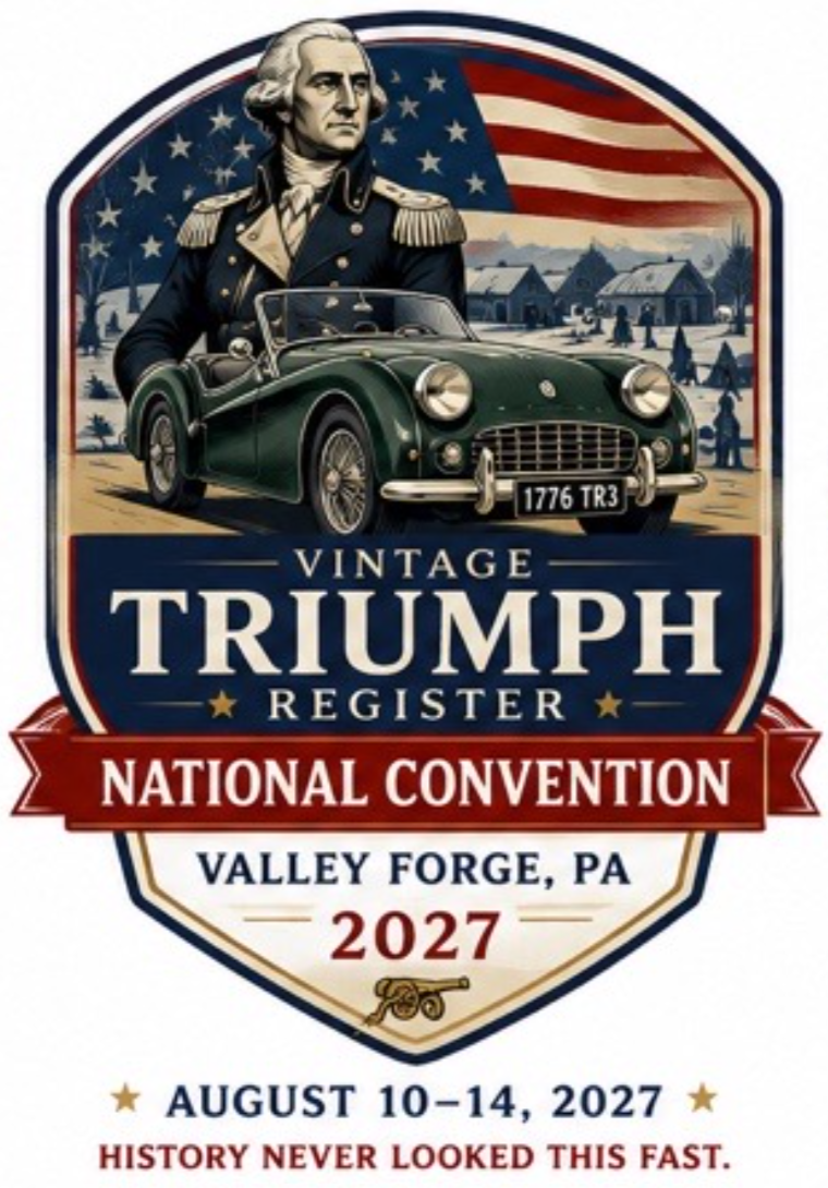 2027 VTR National Convention logo - Valley Forge, PA